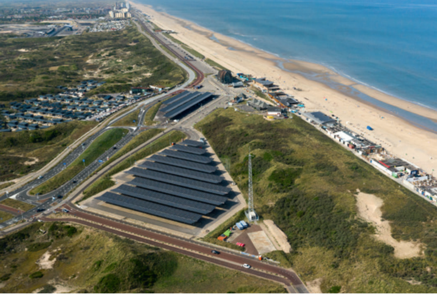 Solar carport Bloemendaal aan Zee